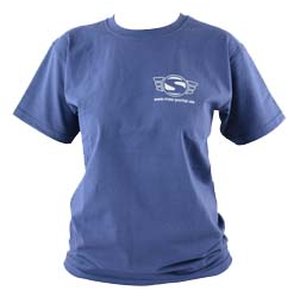 T-Shirt Marineblau - mit Reflexdruck silber SIMSON-Logo M