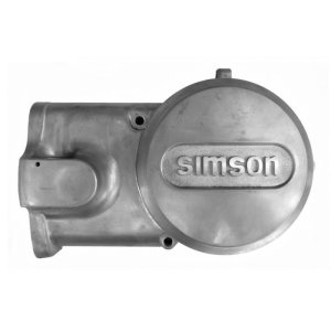 Lichtmaschinendeckel  - Alu-natur - Simson Logo -...