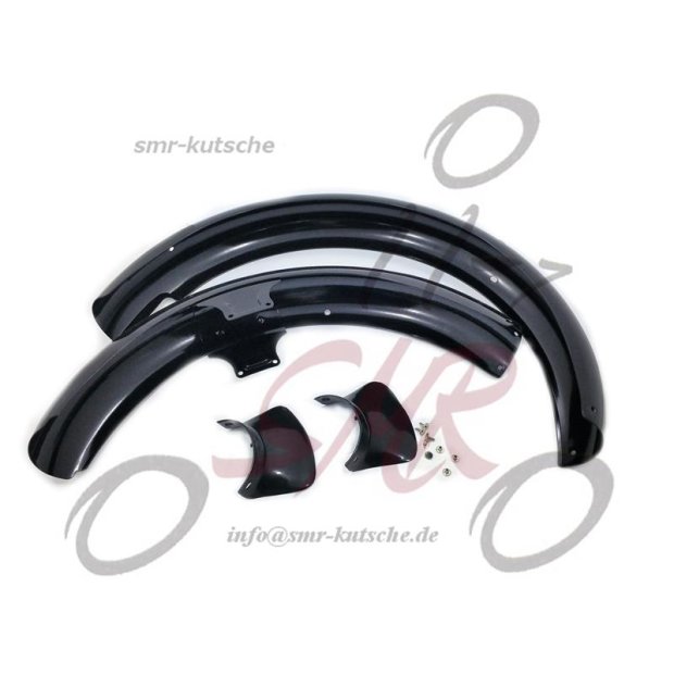 Kotfl&uuml;gel Set - schwarz pulverbeschichtet - S50, S51, S70