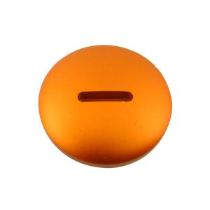 Verschlußschraube - Alu orange -...