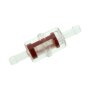 Benzinfilter klein - Kunststoff / Sieb rot  - Ã¸ 6 mm Anschluss