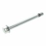 Steckachse vorn 125 mm verchromt mit Montagebohrung im Sechskant KR51, SR4, Duo