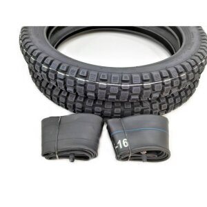 Reifenset 2 3/4x16 (VRM 186) 46J - Enduroprofil + Schlauch