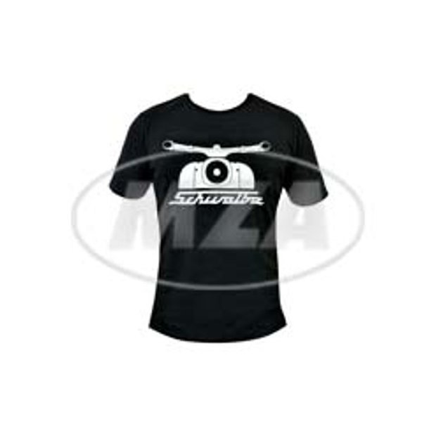 T-Shirt schwarz 55 Jahre Schwalbe - 100% Baumwolle XS