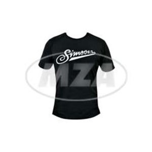 T-Shirt schwarz Simson weich - 100% Baumwolle S