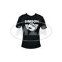 T-Shirt schwarz Simson Schriftzug und Emblem (#Simsonliebe) - 100% Baumwolle S