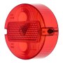 Rücklichtkappe Simson MZ S51 S50 S70 KR51 ETZ TS BSL + BSKL, ø 100mm, rot - inkl. 2 Schrauben mit E-Prüfzeichen