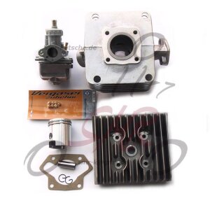 Zylinder + Kopf Vergaser 19mmTuning Set 60ccm f. Simson...