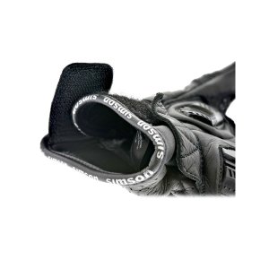 Simson Motorradhandschuhe, schwarz, Motiv: SIMSON
