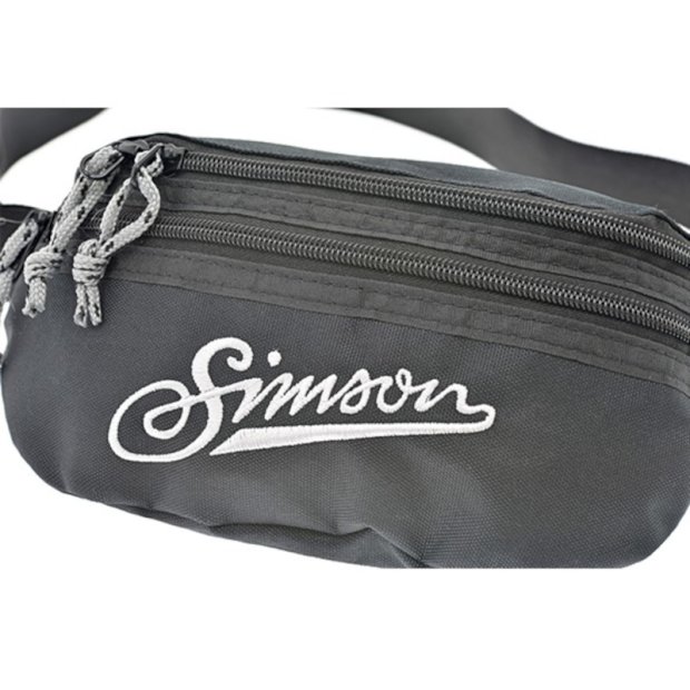 Bauchtasche, schwarz, Motiv: SIMSON