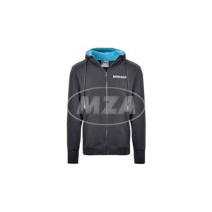 Sweatjacke, schwarz/blau, Motiv: SIMSON S