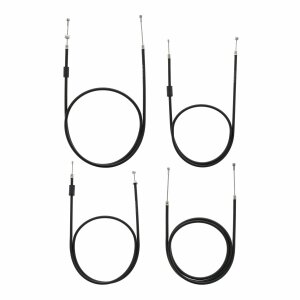Set - 4 x Bowdenzüge - schwarz - Enduro +...