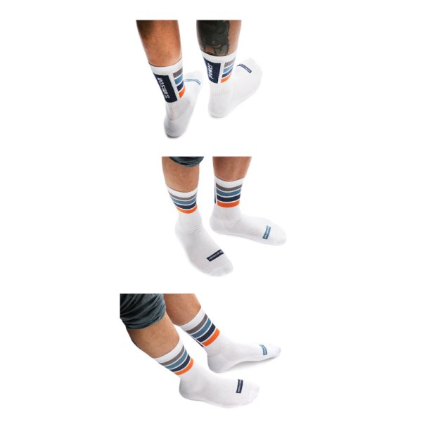 Sportsocken, Farbe: weiß, Motiv: ""SIMSON Power"" 43-46