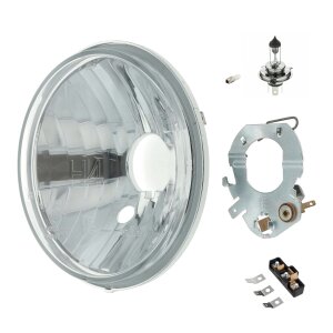 Scheinwerfereinsatz Ø 136 mm (Klarglas) H4...