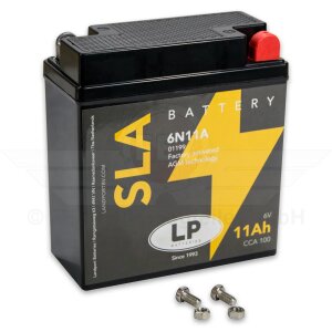 Batterie 6V 11Ah (Vlies - wartungsfrei) 6N11A "CCA...