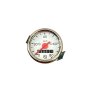 Tacho / Tachometer Ø48 (bis 80 km/h) mit Beleuchtungsfenster (Tachoblatt weiß / schwarz & Frontring verchromt) passend für SR2, SR2E, KR50, KR51, KR51/1, KR51/2, SR4 (MMB)